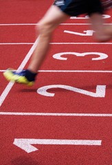 runner at the finish