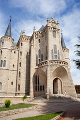 Fototapeta na wymiar Pałac Biskupów w Astorga