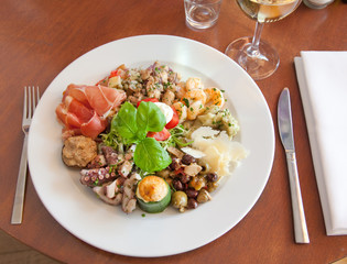 Italian start plate