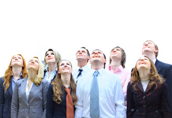 business team in office