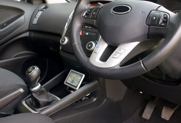 Fototapeta na wymiar Modern Car Interior