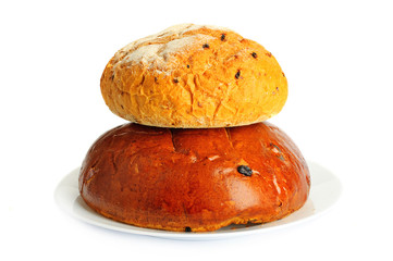 Some kinds of fresh bread