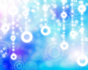 abstract background with stars and circles