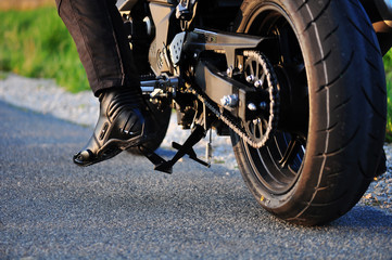 Fototapeta premium Motorrad Detail
