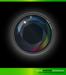 Vector Lenses Aperture Background