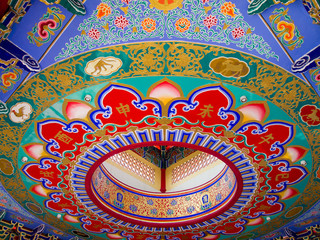 Chinese Art painted on the ceiling