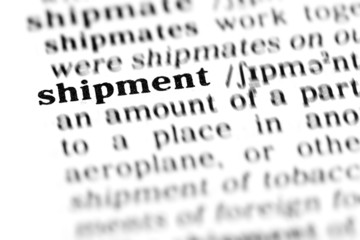 shipment (the dictionary project)