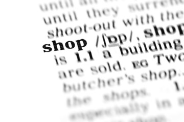 shop  (the dictionary project)