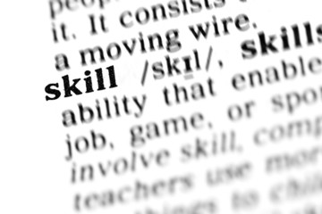 Fototapeta premium skill (the dictionary project)