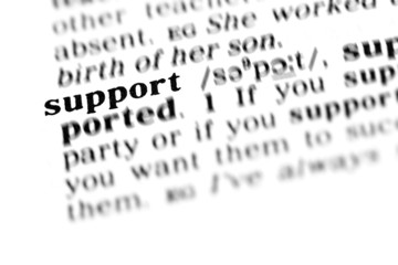 Fototapeta premium support (the dictionary project)