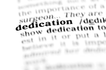 dedication (the dictionary project)