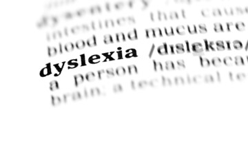 dyslexia (the dictionary project) - obrazy, fototapety, plakaty