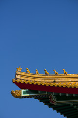 台湾の屋根の飾り