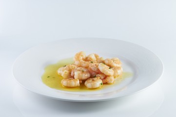 Garlic Prawns a spanish tipical dish
