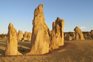 Fototapeta na wymiar Pinnacle Desert, Nambung National Park, Australia Zachodnia i