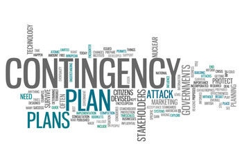 Word Cloud "Contingency Plan"