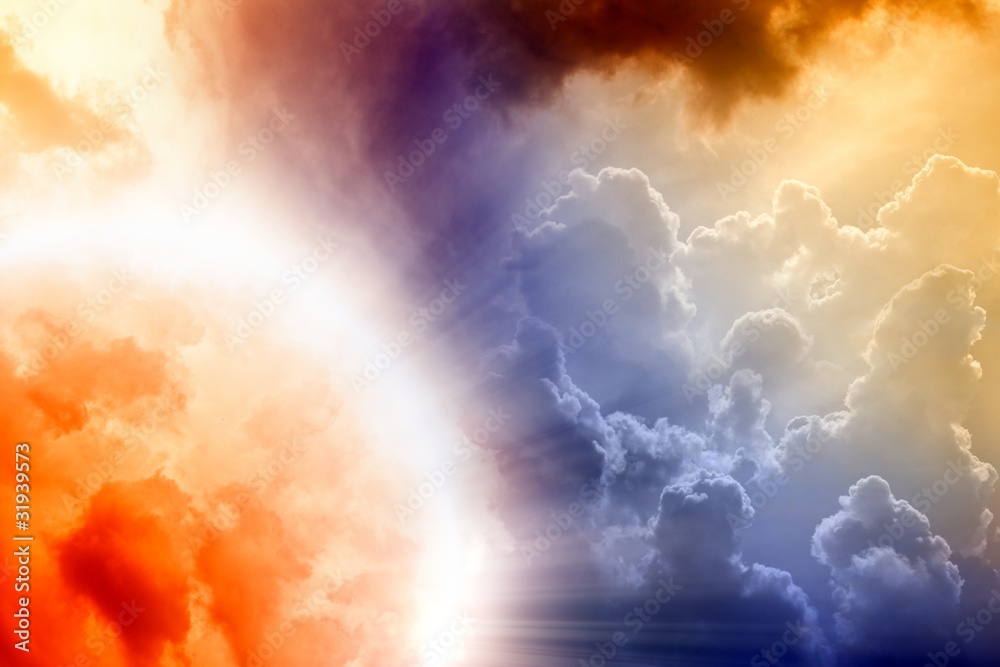 Canvas Prints abstract planet