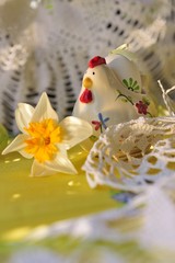 celebration, decoration, easter, eat, egg, spring, table