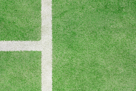 Detail on a tennis court