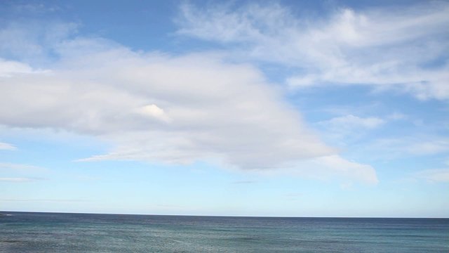 Mar y nubes