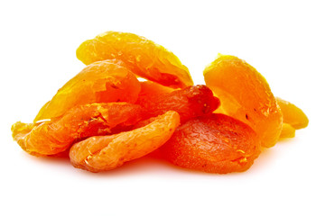 yellow raisins isolated on white