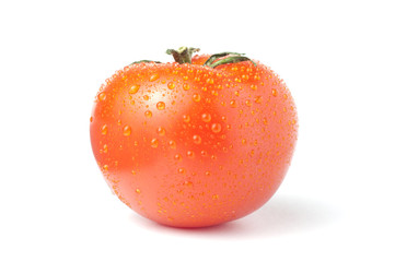 Tomato with droplets