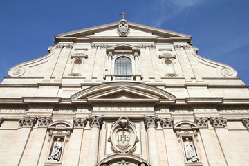 Fototapeta na wymiar Rzym - Gesu Church