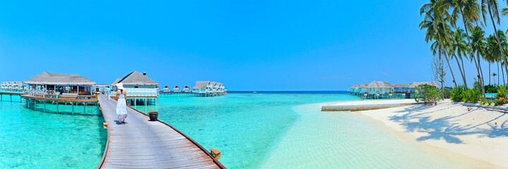 Maldives island Panorama