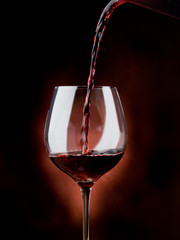 glass of red wine