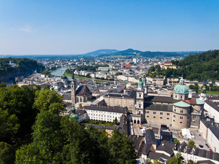Fototapeta na wymiar Österreich, Stadt Salzburg, Stadtansicht