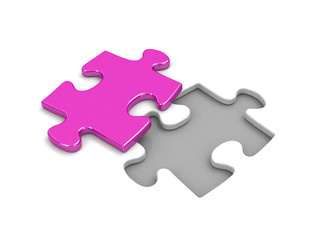 Fototapeta premium Das Puzzleteil