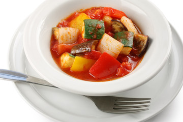 ratatouille , french vegetable stew dish