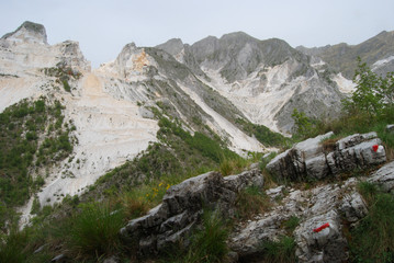 Quarry near carrara