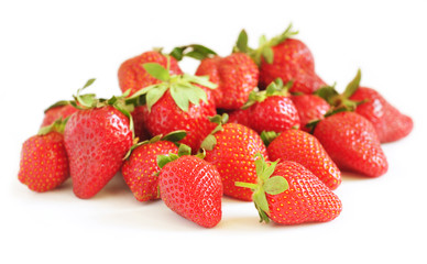 Fototapeta na wymiar A pile of strawberry
