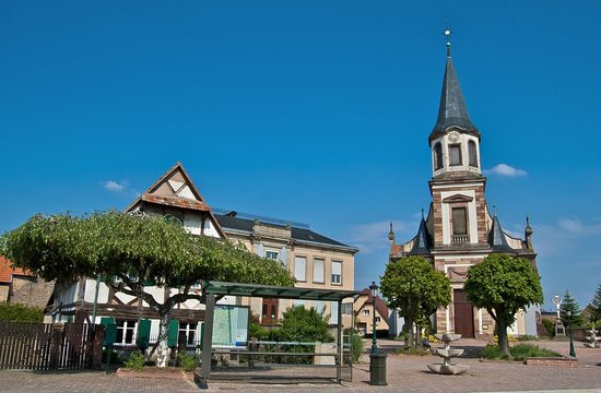 Eglise de Reichstett en Alsace