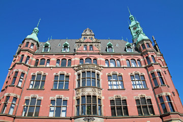 Fototapeta premium Speicherstadt-Rathaus