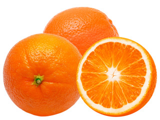 orange isolated on white background