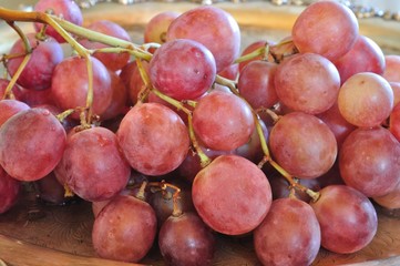 Table grapes closeup