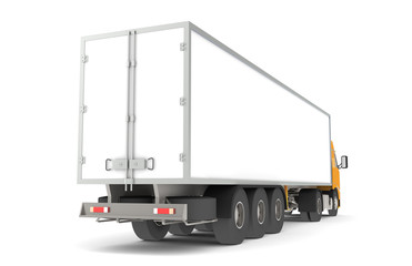 Logistics - Trucking. Part of warehouse series.