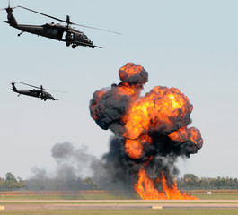 Helicopter attack
