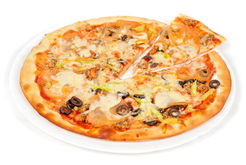 seafood pizza