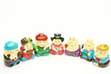 七福神　白バック