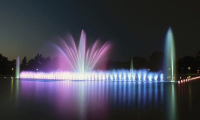 Naklejka premium Wrocławska fontanna