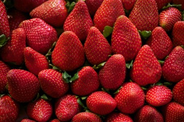 Fresh strawberry background