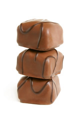 Stack of chocolate sweets