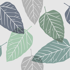 leaves - seamless pattern