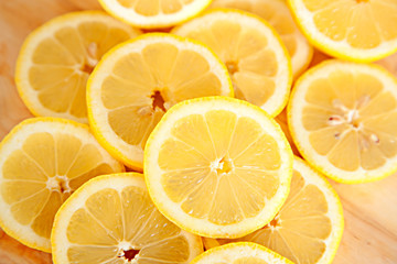 agrumes de tranches de citron
