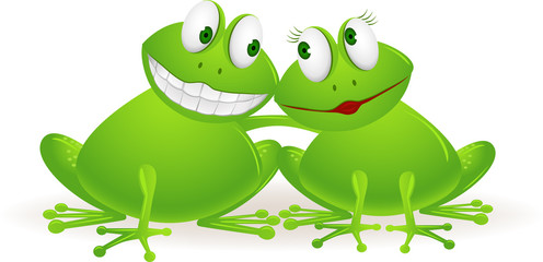 frog in love