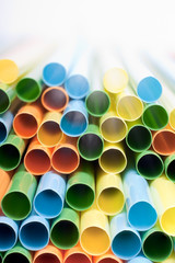 Abstract cocktail straw background.