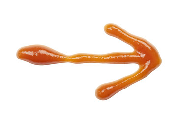 ketchup arrow symbol